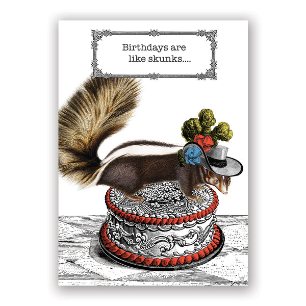 Card - Birthday - Skunk - 3066sku