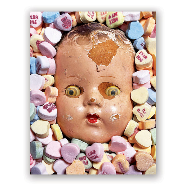Card - Doll - Valentine - Candy Heart - 4013cdy