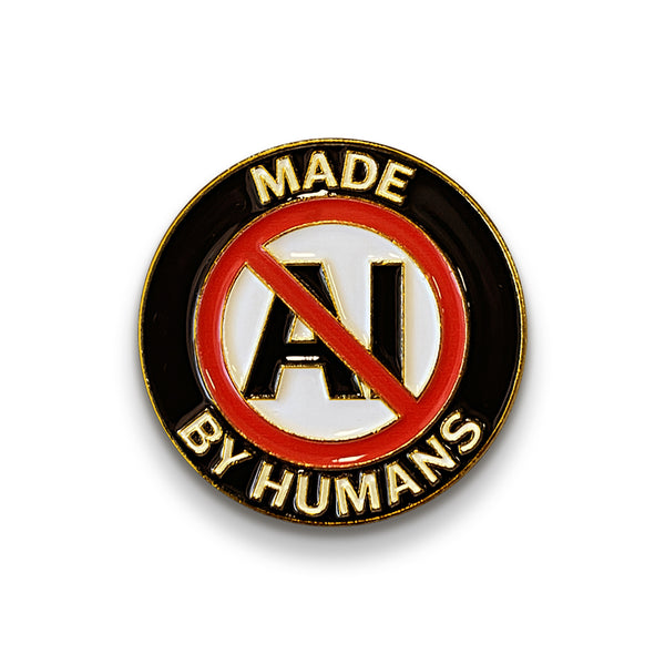 Enamel Pin - No AI - PIN-017