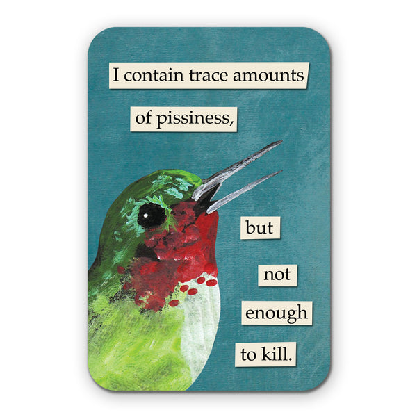 Sticker - Trace Amounts of Pissiness  - ST-1074
