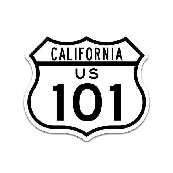 Sticker - US 101 Highway Sign - ST-3014