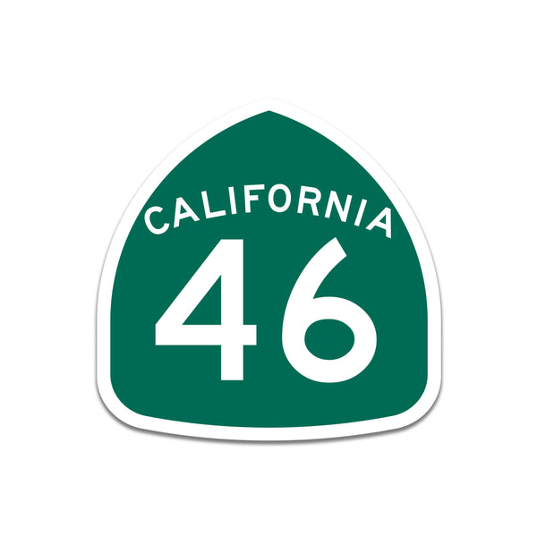 Sticker - 46 Highway Sign - ST-3015